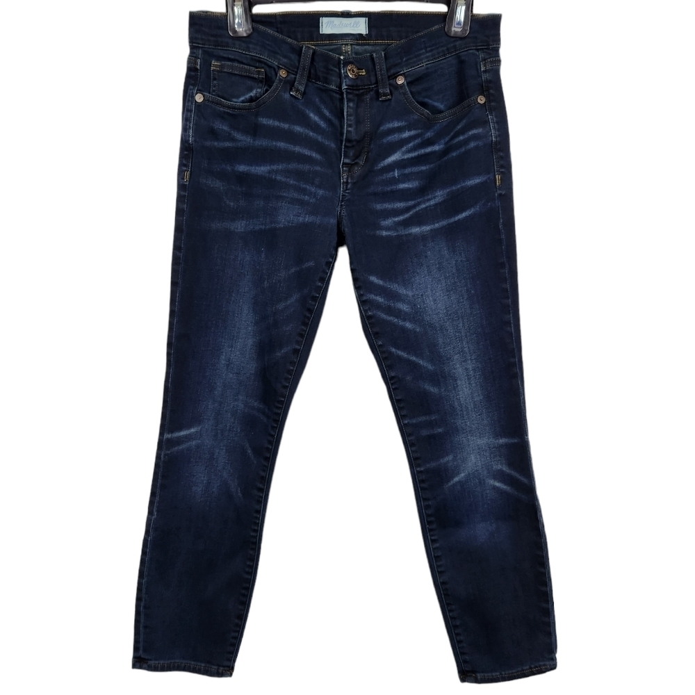 Madewell Skinny Skinny Crop Blue Denim Jeans Women's Size 28